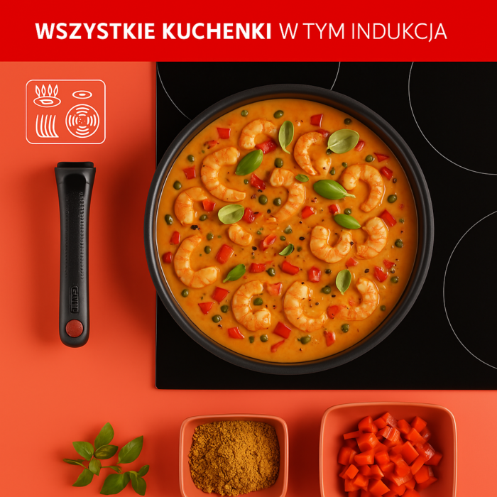 Zestaw naczyń kuchennych Tefal Ingenio 20 elementów - obrazek 6